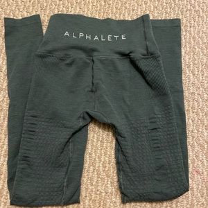 Green Alphalete Leggings